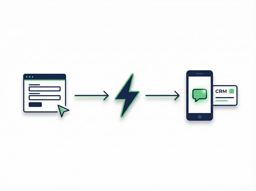 Lead response automation flow